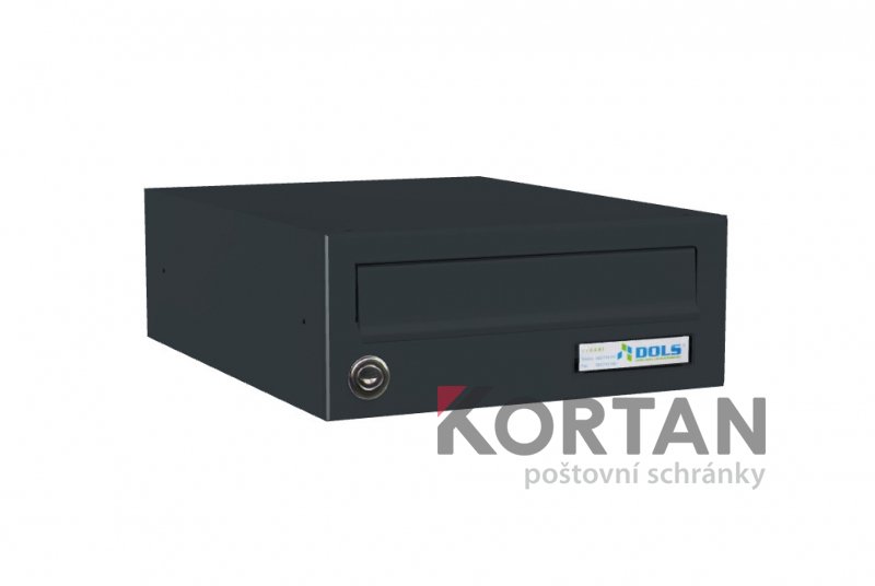 Poštovní schránka B-016 - pro zazdění s orámováním - lakovaná | eshop.schranky-postovni.com