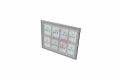 Vitrína exteriérová DOLS 1000x700 mm + stříška - RAL standardní | eshop.schranky-postovni.com